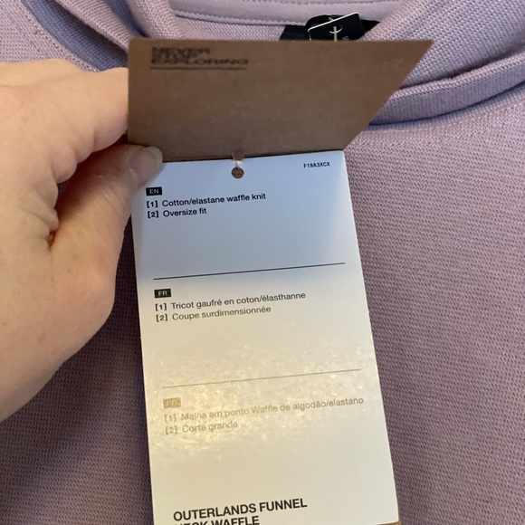 The North Face outer lands funnel neck waffle sweater size small - Picture 4 of 6